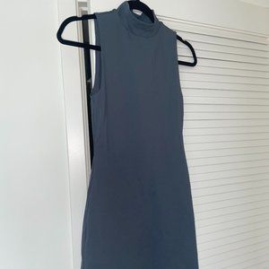 Smoothing fit Dress in Charcoal Grey